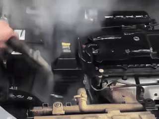 3BAR Steam Pressure Dissolves Stubborn Stains