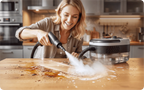 2500W High Temperature Pressure Steam Cleaner for Home Kitchen Portable Handheld Cleaning Machine for Car Auto