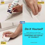 Tile Grout Repair Set - 8.8 oz Grout Renewal Kit - Fast Drying & Odorless, 250g (With Patented Grout Floater)