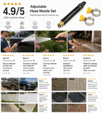 TurboBlast™ Spray Nozzle 💦 — High Pressure Cleaning Power