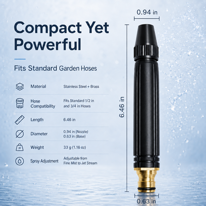TurboBlast™ Spray Nozzle 💦 — High Pressure Cleaning Power