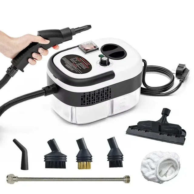 1.2L Steam Cleaner High Temperature Sterilization Air Conditioning Kitchen Hood Home /Car Steaming Cleaner 220V/110V EU/US Plug
