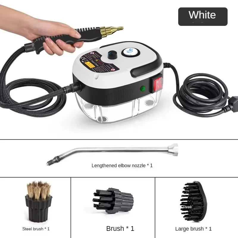 2500W High Temperature Pressure Steam Cleaner for Home Kitchen Portable Handheld Cleaning Machine for Car Auto