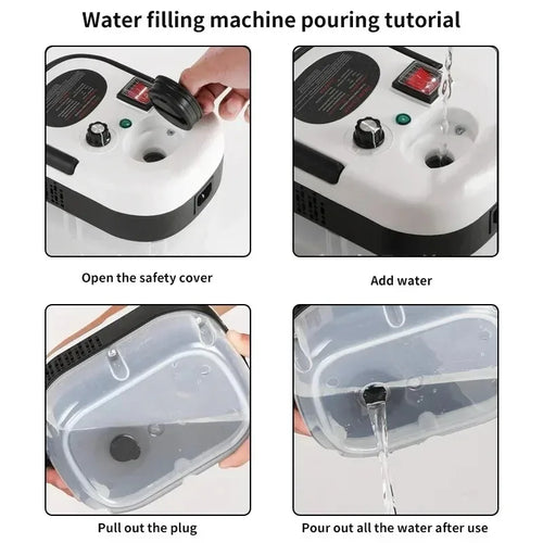 2500W High Temperature Pressure Steam Cleaner for Home Kitchen Portable Handheld Cleaning Machine for Car Auto